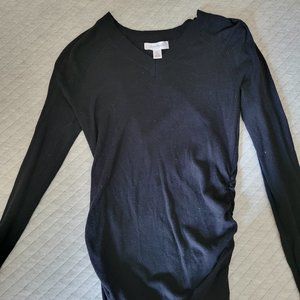 Motherhood Maternity, size small, long sleeve, lightweight black sweater